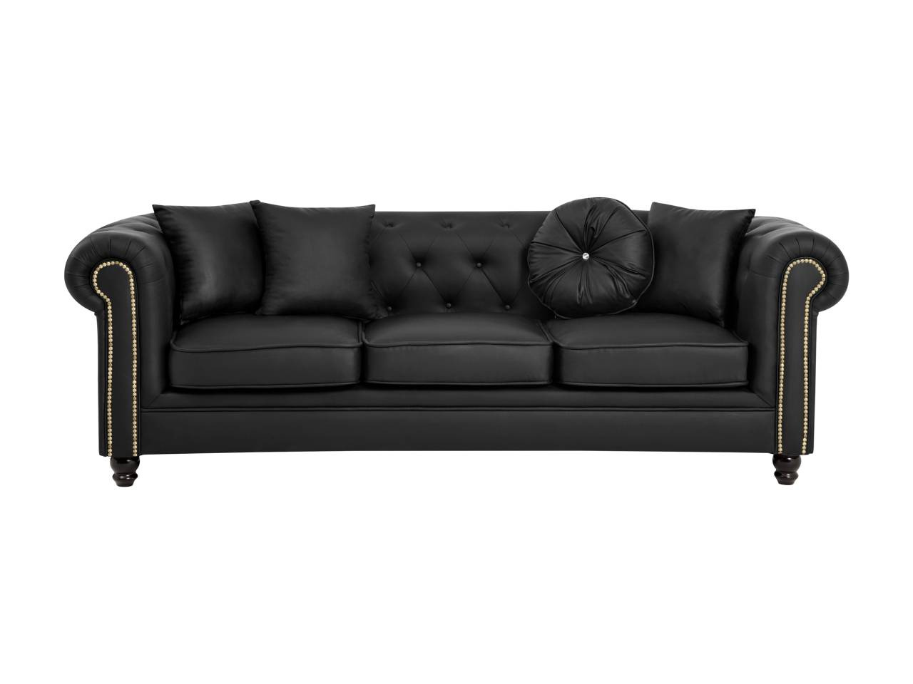 CHESTERFIELD 3+1 Svart