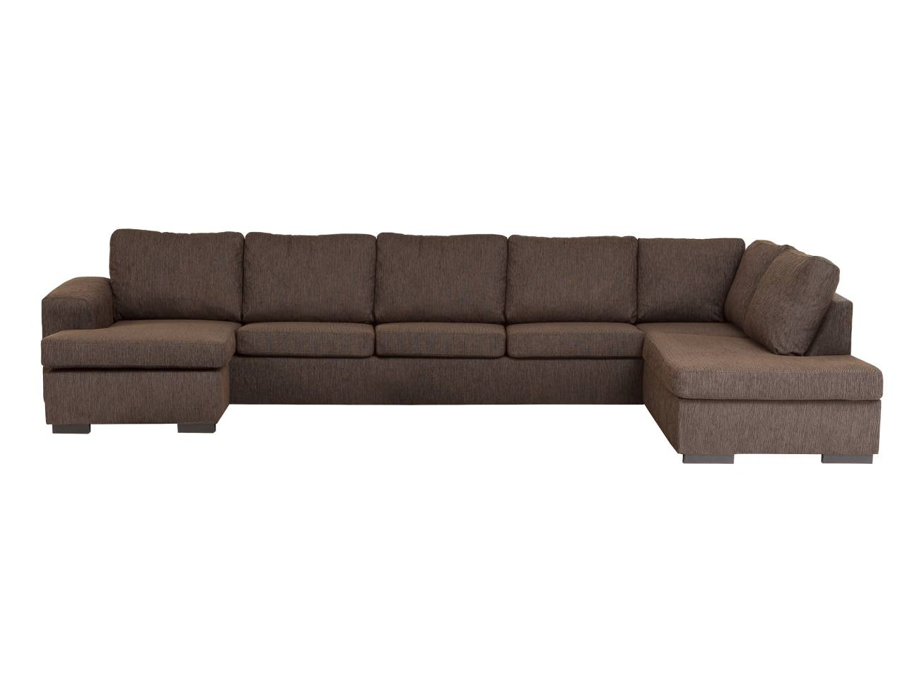 CONNECT XXL U-Soffa Brun
