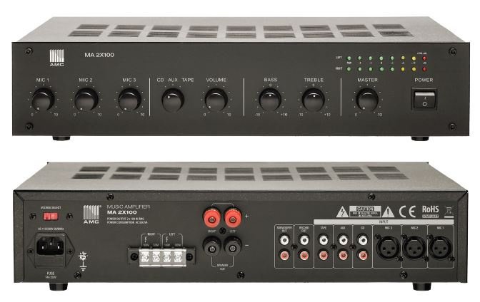 Mixerf�rst�rkare 2x100W/100V