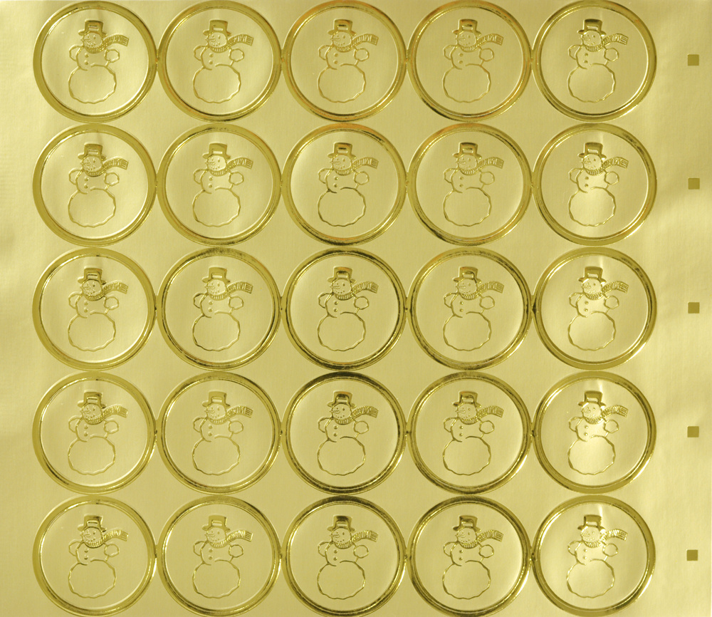 Sigill guld,   25 sigill/ark. Ange antal ark